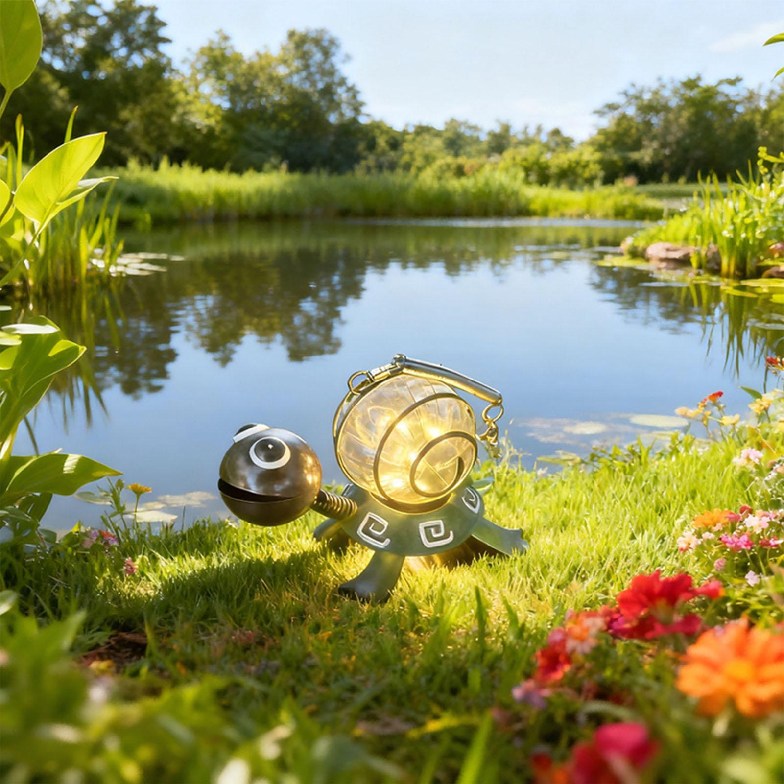 ไฟโซลาร์รูปเต่าสำหรับตกแต่งสวน - Outdoor Lighting For Patio บทวิจารณ์และราคา