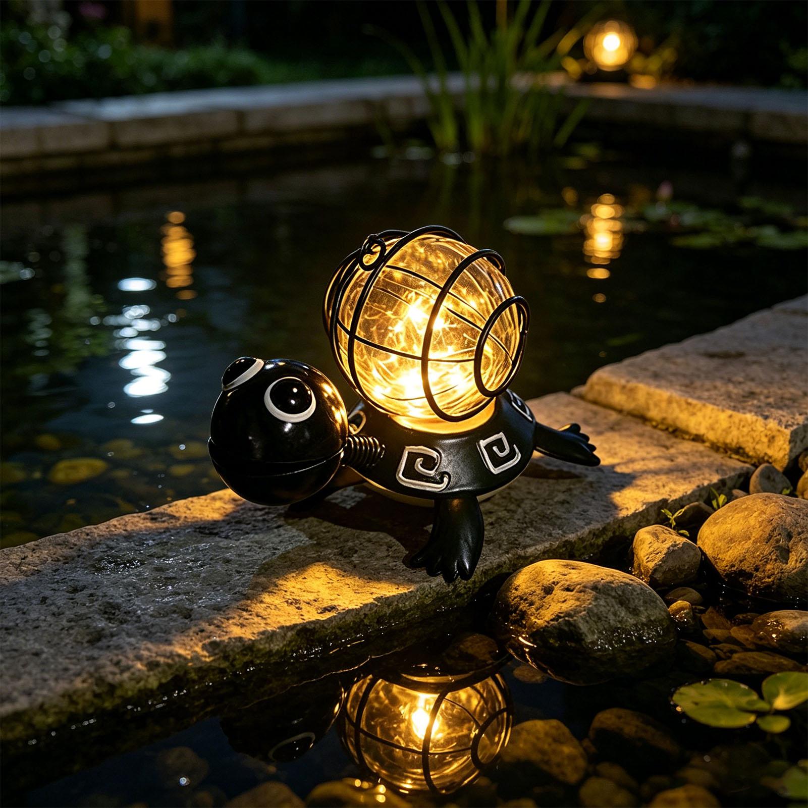 ไฟโซลาร์รูปเต่าสำหรับตกแต่งสวน - Outdoor Lighting For Patio บทวิจารณ์และราคา