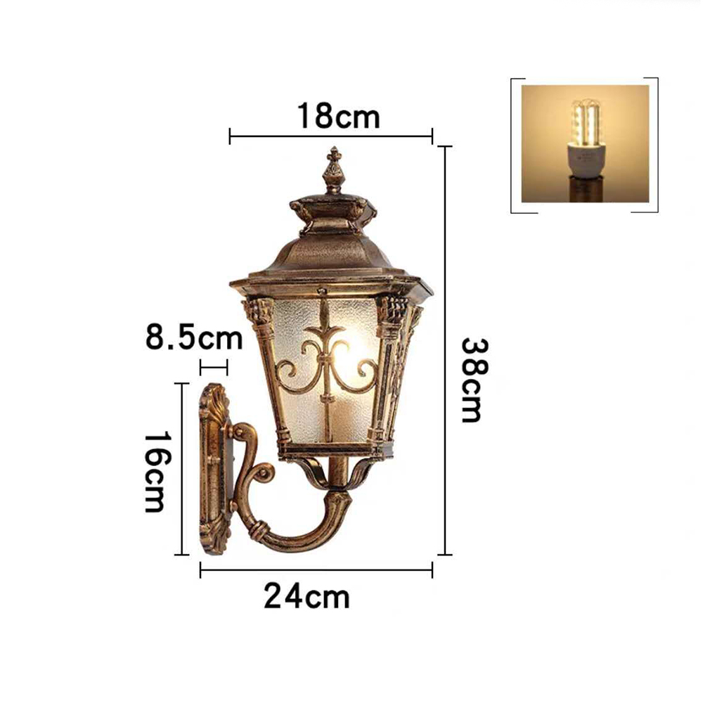 SANDIY Vintage กลางแจ้ง Porch  - Outdoor Lighting Bronze บทวิจารณ์และราคา