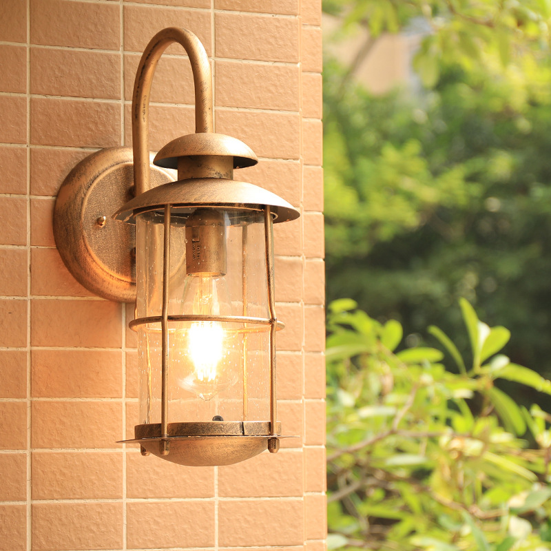 โคมไฟติดผนังวินเทจ E27 หลอดไฟ  - Outdoor Lighting Bronze บทวิจารณ์และราคา