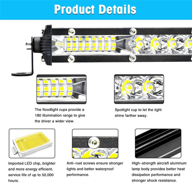 ไฟ LED บาร์แบบสปอต ฟลัด คอมโบ  - Led Flood Light บทวิจารณ์และราคา