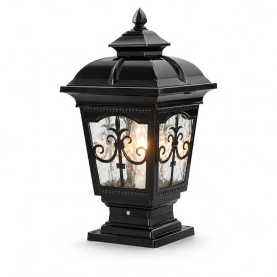 โคมไฟติดเสาภายนอกขนาด 17.72 นิ - Outdoor Lighting Hardwired บทวิจารณ์และราคา