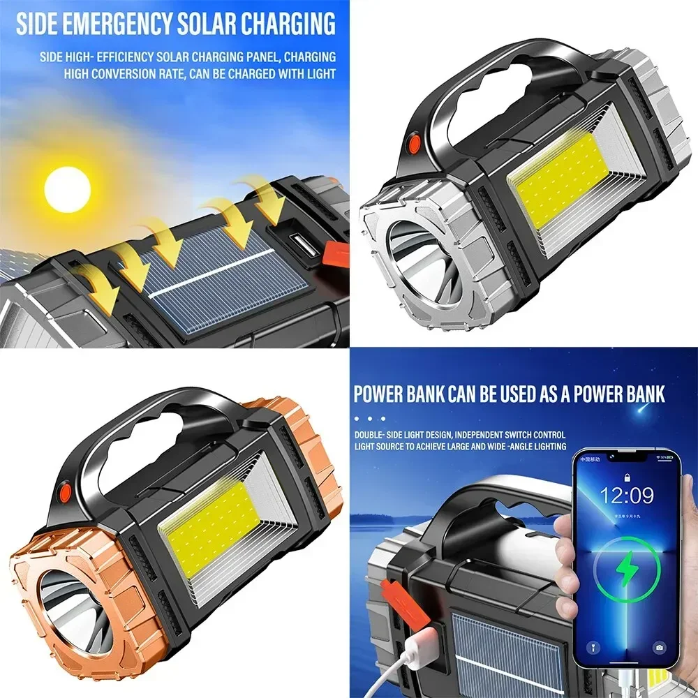 ไฟฉายมือถืออันทรงพลัง USB ชาร์ - Led Flood Light บทวิจารณ์และราคา