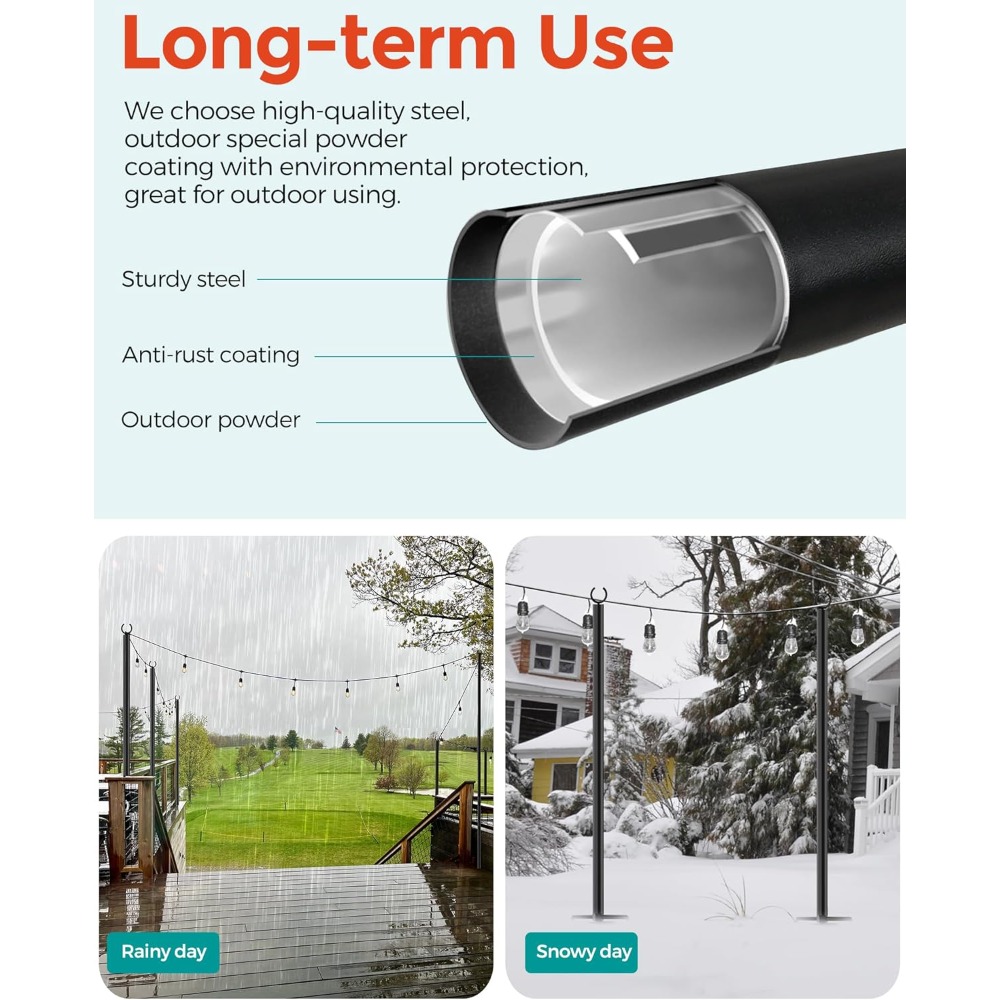 เสาไฟประดับ Land·voi แบบ 4 ชิ้ - Outdoor Lighting Pole บทวิจารณ์และราคา