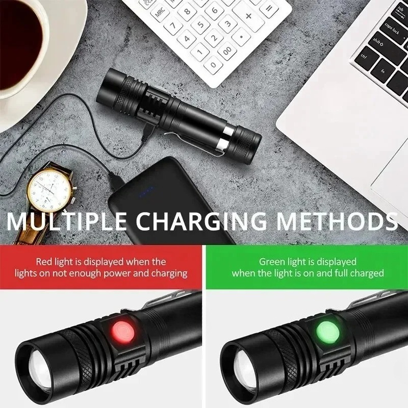 ไฟฉาย LED T6 แบบชาร์จไฟได้, ไฟ - Outdoor Lighting Guide บทวิจารณ์และราคา