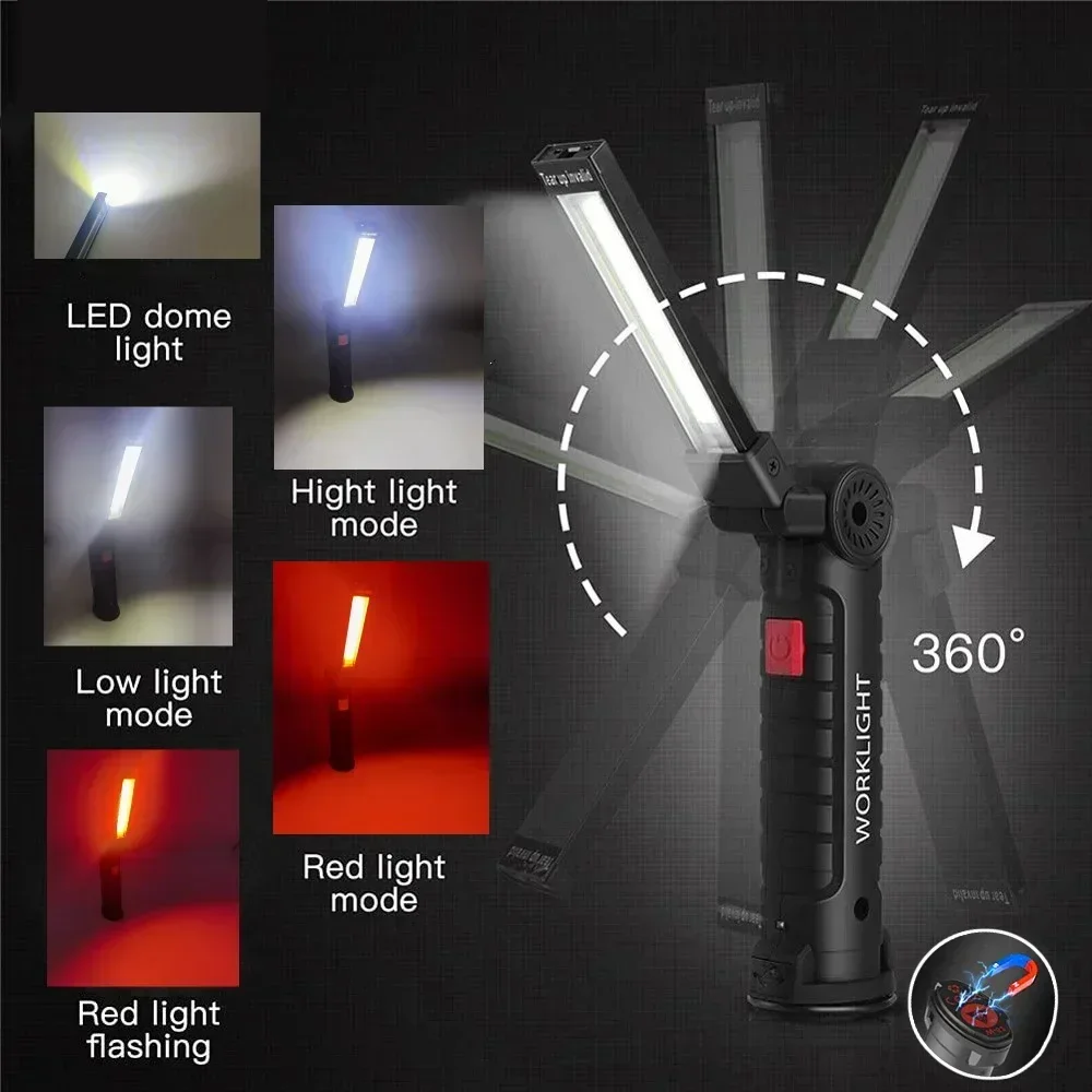 ไฟฉาย LED COB แบบชาร์จไฟได้ผ่า - Outdoor Lighting Guide บทวิจารณ์และราคา