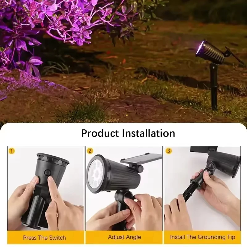 สปอตไลท์ LED พลังงานแสงอาทิตย์ - Outdoor Lighting On Trees บทวิจารณ์และราคา