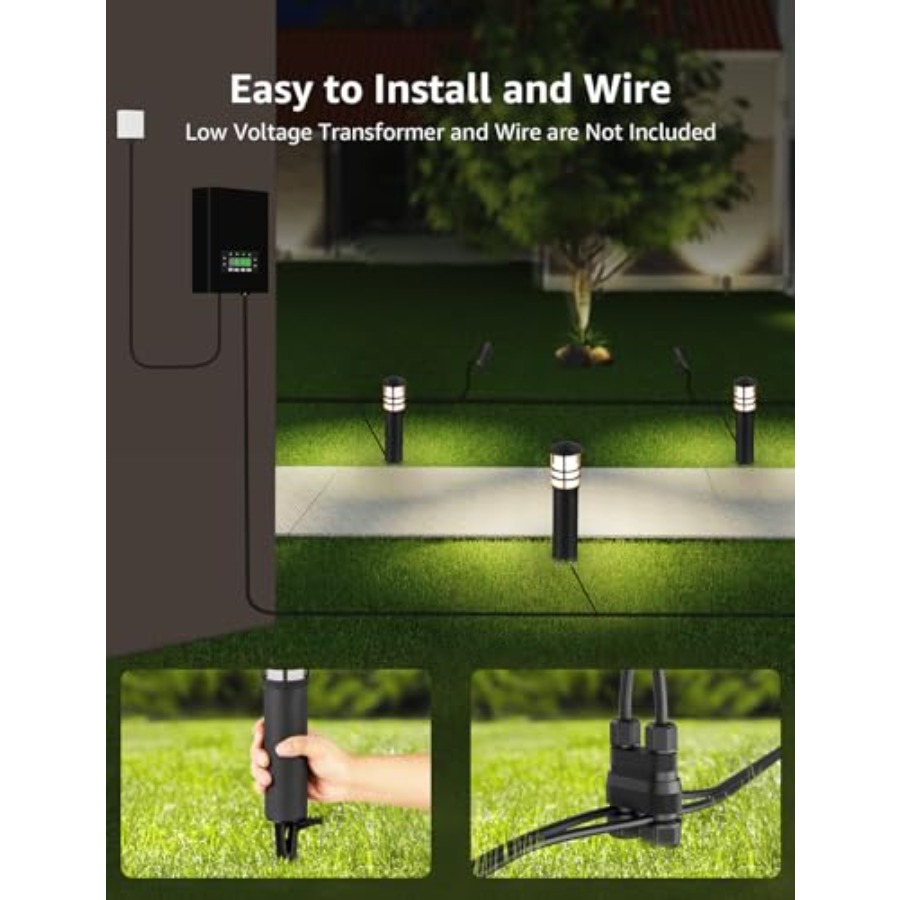 ไฟทางเดินแรงดันต่ำ 4 ชุด 3W 30 - Outdoor Lighting Low Voltage บทวิจารณ์และราคา