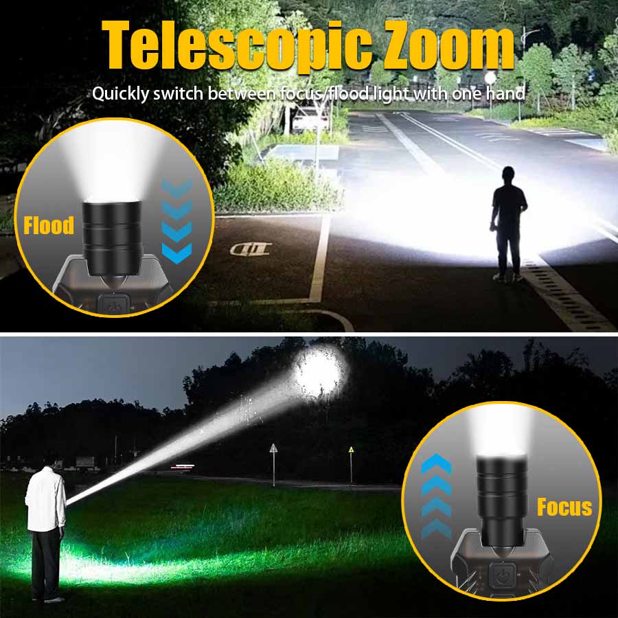 ไฟฉาย EDC แบบชาร์จไฟได้ทรงพลัง - Led Flood Light บทวิจารณ์และราคา