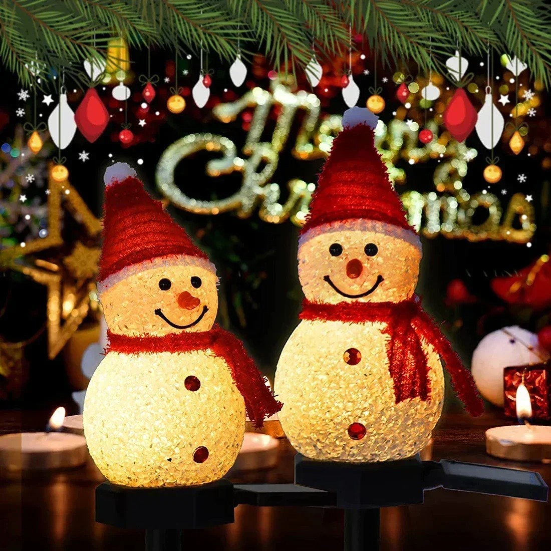 โคมไฟสวนพลังงานแสงอาทิตย์รูปมน - Outdoor Lighting For Christmas บทวิจารณ์และราคา
