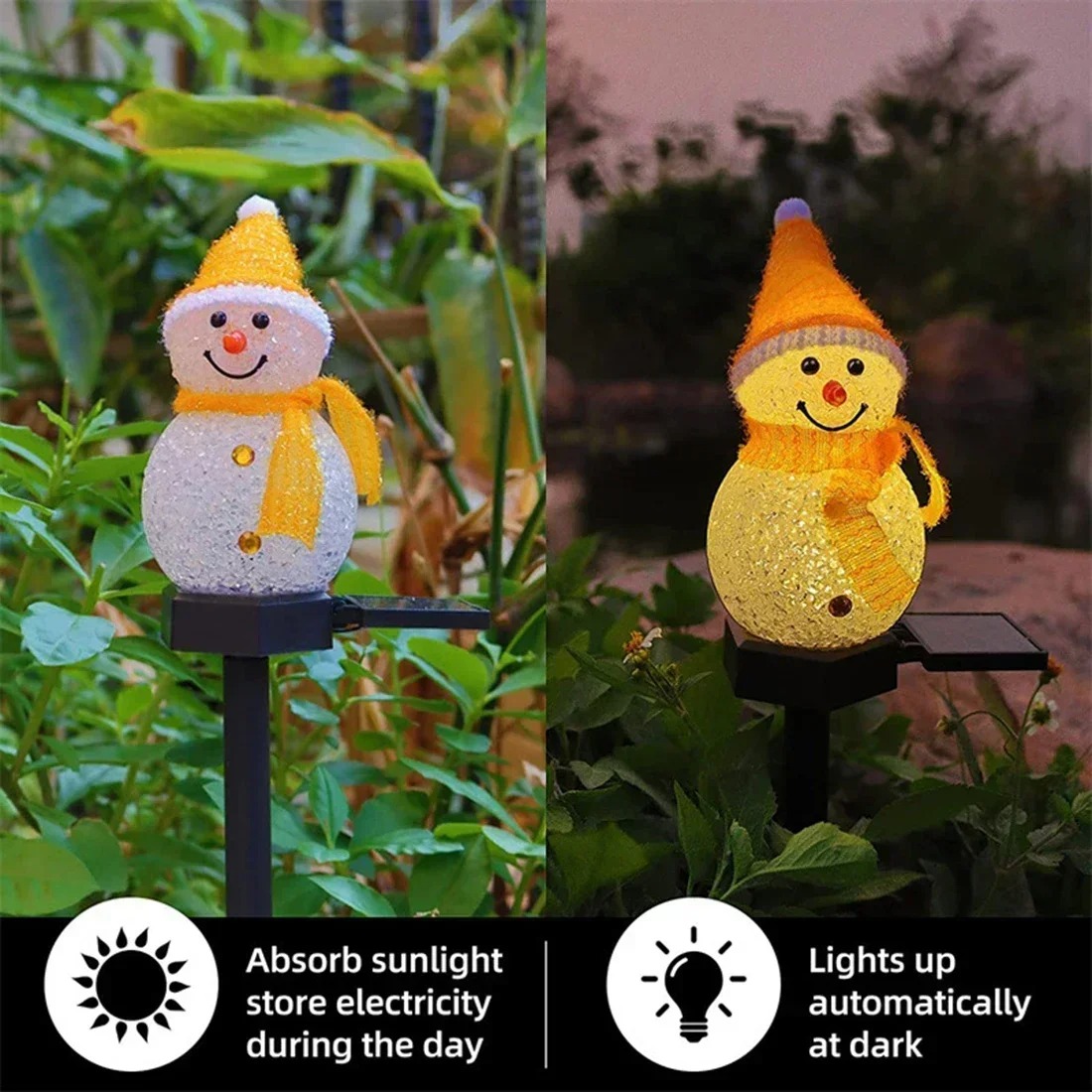โคมไฟสวนพลังงานแสงอาทิตย์รูปมน - Outdoor Lighting For Christmas บทวิจารณ์และราคา